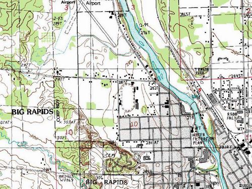 Big Rapids Fair - Topo Map